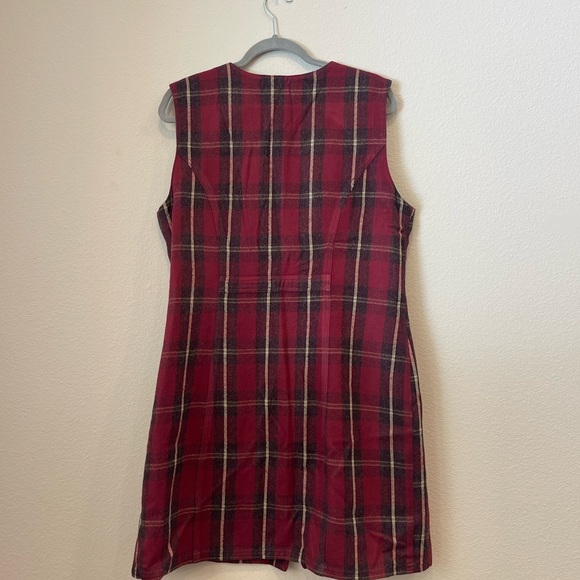 Gloria Vanderbilt Plaid Wool Dress - Picture 6 of 8